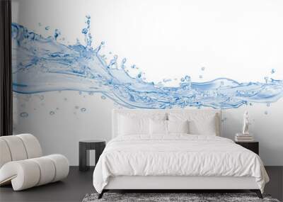 water, Water splash,water splash isolated on white background, Wall mural