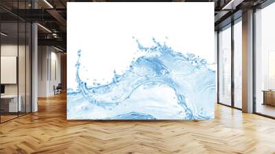 water, Water splash,water splash isolated on white background, Wall mural