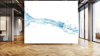 Water splash ,water splash isolated on white background Wall mural