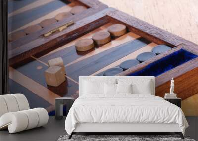 backgammon game board Wall mural