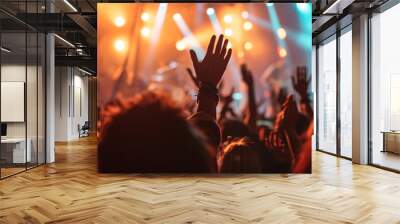 A holy concert with Christian worship and praise to God, ready to lift your hand at the Holy City music event. Wall mural