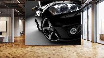 Black car Wall mural