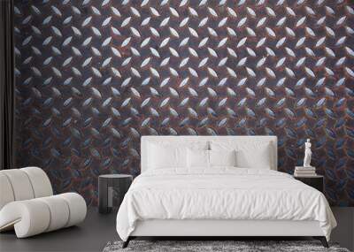 Diamond plate texture Wall mural