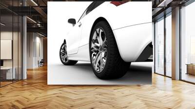 White car Wall mural