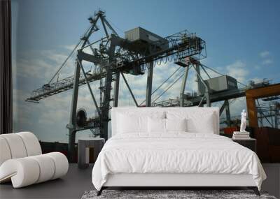 container crane 4 Wall mural