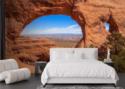 Partition Arch, one of over 2,000 sandstone arches in Utah's Arches National Park
 Wall mural