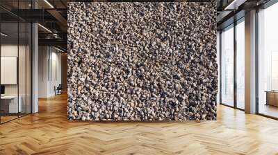 grey pebbles texture background Wall mural