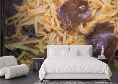 Noodles pasta Wall mural