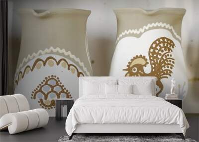 two pottery Wall mural