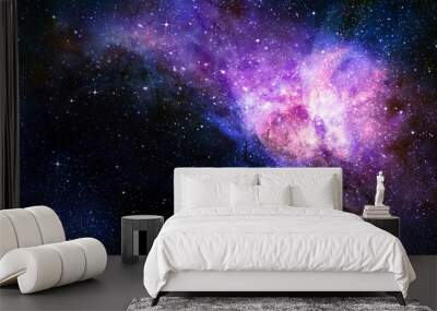 starry deep outer space nebual and galaxy Wall mural