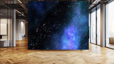 starry deep outer space nebual and galaxy Wall mural