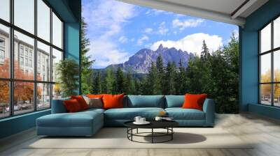 Paysage des Dolomites italiennes Wall mural