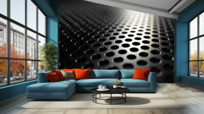 Abstract metallic surface background  Wall mural