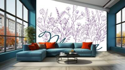 Mother's Day designs Wall mural