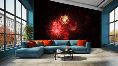 FOGOS DE ARTIFICIO Wall mural