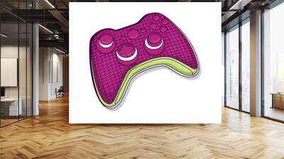 Gaming console illustration isolated on png transparent background Wall mural