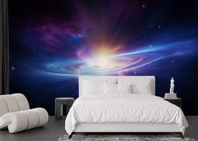 A celestial object radiating cosmic energy Wall mural