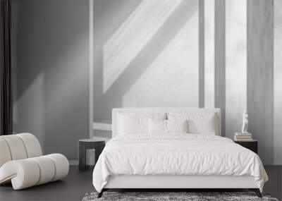 Clean, modern minimalist background with subtle textures. Wall mural