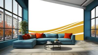 Modern banner background design. Banner template with dynamic wave shapes. Wall mural