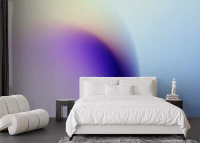 Colorful sphere abstract mesh gradient with backlight background wallpaper banner for posters or banners Wall mural