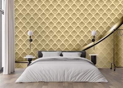 Abstract business background, elegant gold metal Wall mural