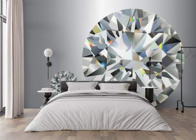 Luxury background with diamonds Wall mural