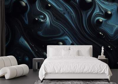 Fondo futurista degradado azul oscuro y rosa púrpura abstracto con líneas diagonales y puntos brillantes. Diseño de pancartas moderno y sencillo. Se puede utilizar para presentaciones de negocios Wall mural