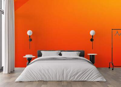 Gelb-orange-roter abstrakter Hintergrund für Design. Geometrische Formen. Dreiecke, Quadrate, Streifen, Linien. Farbverlauf. Modern, futuristisch. Helle dunkle Farbtöne. Webbanner. Wall mural