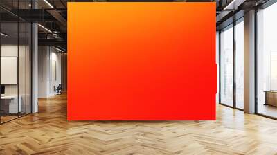 Gelb-orange-roter abstrakter Hintergrund für Design. Geometrische Formen. Dreiecke, Quadrate, Streifen, Linien. Farbverlauf. Modern, futuristisch. Helle dunkle Farbtöne. Webbanner. Wall mural