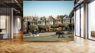 Painted Ladies Wall mural