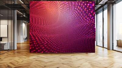 abstract vector background, bright infinite tunnel Wall mural