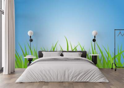 Green grass Wall mural