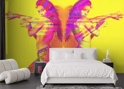 music girl Wall mural