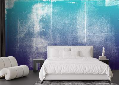 distressed gradient ink texture with a transparent background Wall mural