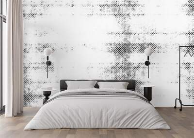 Halftone vector ink texture Wall mural