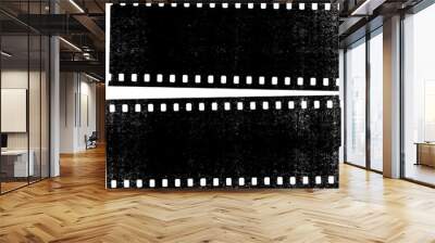 retro film texture with a transparent background Wall mural