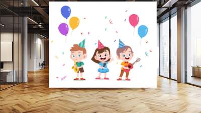 kids birthday Wall mural