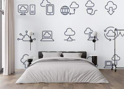 Cloud computing Wall mural