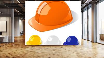 construction workers hard hat Wall mural