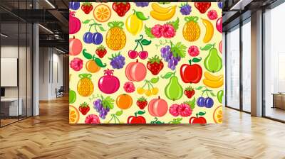 fruit background Wall mural