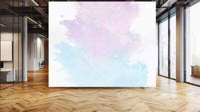 Watercolor background Wall mural