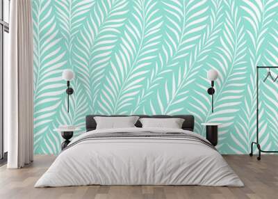 Palm leaf pattern Wall mural