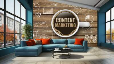 Content Marketing Wall mural