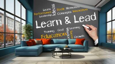 Learn and Lead Wall mural