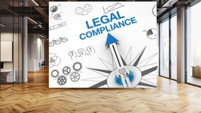 legal compliance Wall mural