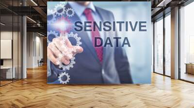 sensitive data Wall mural