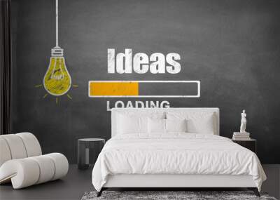 Solution / Loading / Bulb Wall mural