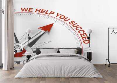 We help you succeed Wall mural