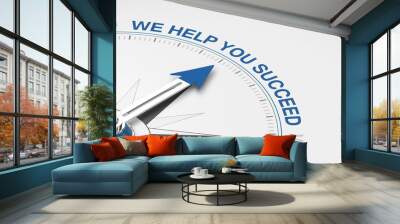 We help you succeed Wall mural