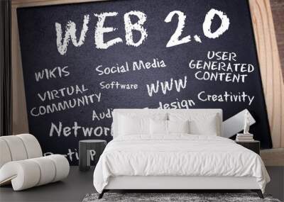 web 2.0 Wall mural